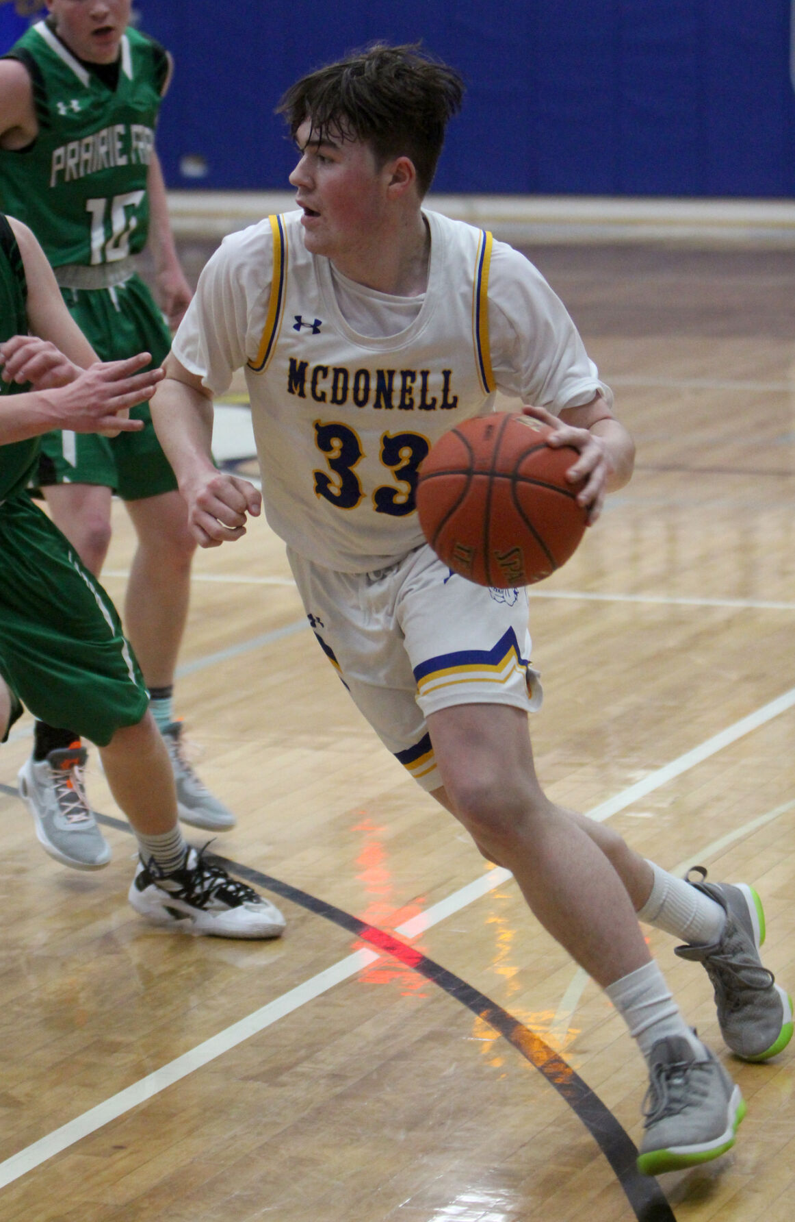 Prairie Farm at McDonell boys basketball 3-1-22